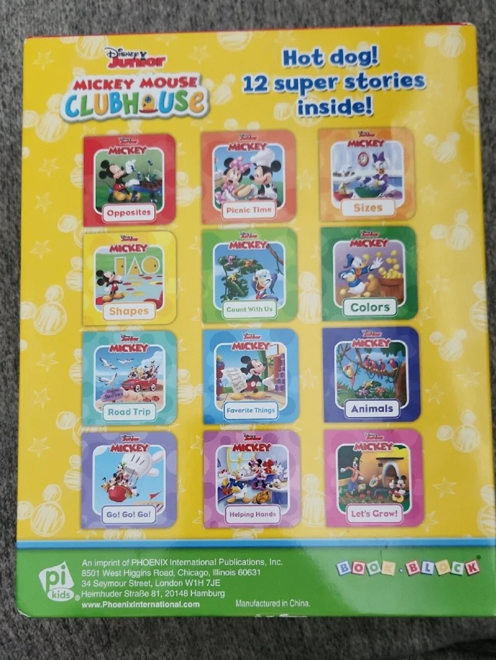 12-Book Board Set - Colorful Kids Books